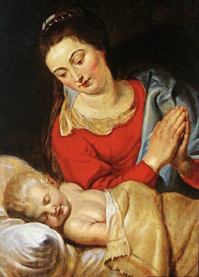 RUBENS, Pieter Pauwel Virgin and Child oil painting image